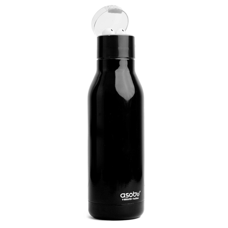 Asobu - Butelka termiczna H2 AUDIO BLACK, 600ml