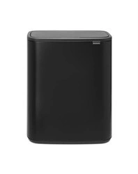 Brabantia - Kosz na śmieci Touch Bin BO 60l czarny mat