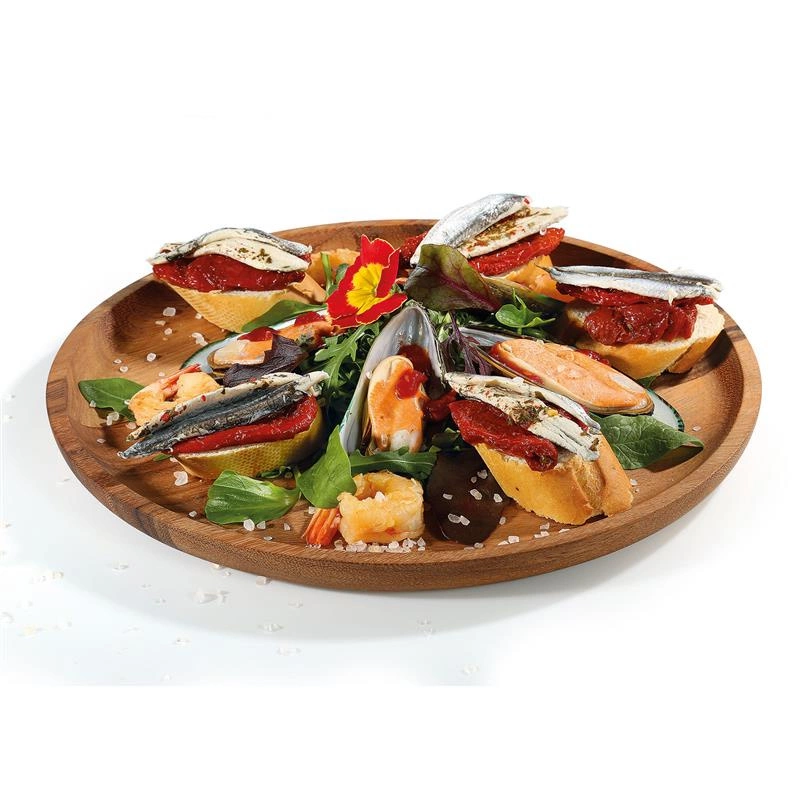 Zassenhaus - talerz na przekąski, akacja, śred. 25 cm