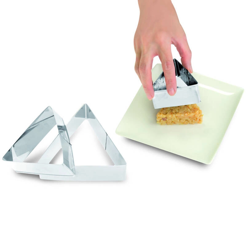 i Genietti - Zestaw 3 foremek do ciastek w kształcie trójkątów