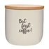 Cilio - pojemnik kuchenny, ceramika/drewno dębowe, 0,6 l, kremowy Coffee Culture