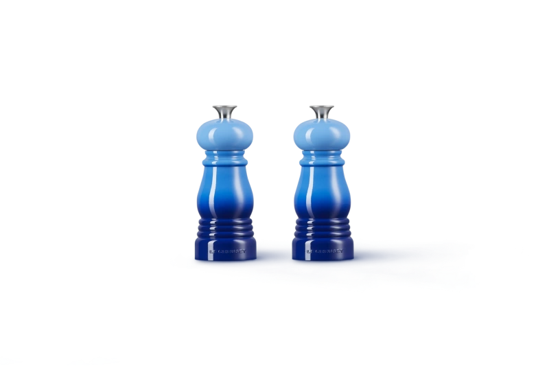 Le Creuset - zestaw młynków do soli i pieprzu 12,5 cm azure