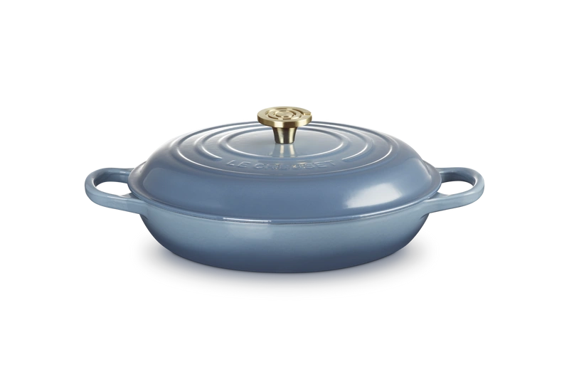 Le Creuset - garnek Gourmet Profesjonalny żeliwny 30 cm 3,5 l chambrey