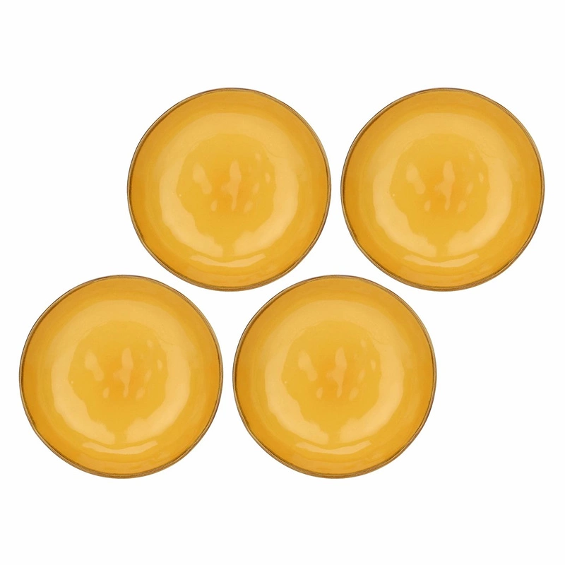 Rose&Tulipani - zestaw 4 talerzy do zupy 21 cm Concerto Ocra