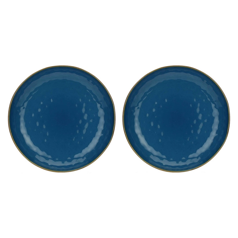 Rose&Tulipani - zestaw 2 misek okrągłych 30 cm Concerto Blu Avio