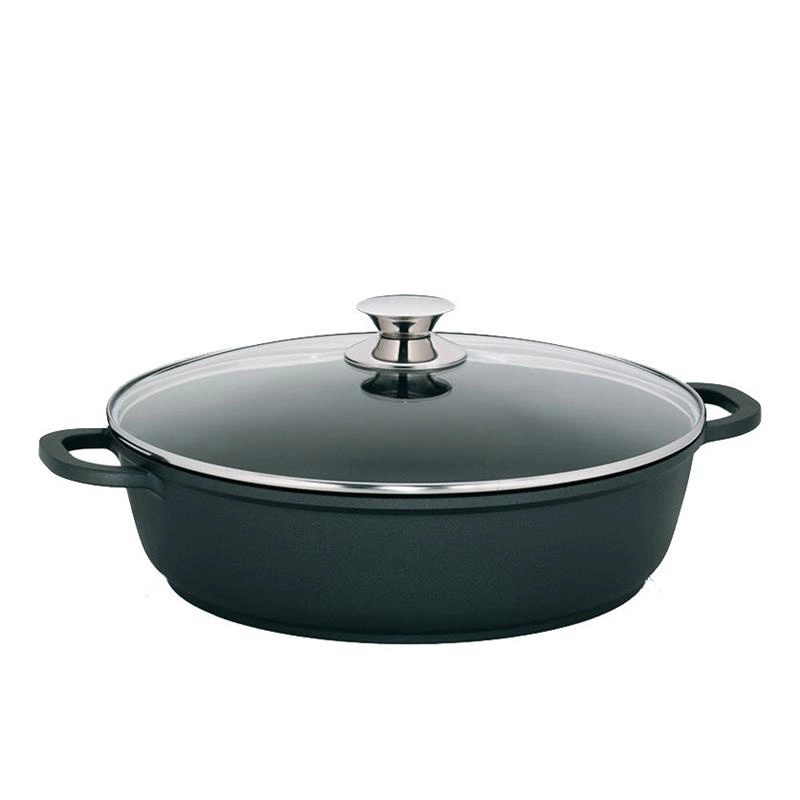 Kela - Naczynie okrągłe 5l +szklana pokrywka Kerros