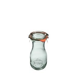 WECK - Butelka Saftflasche 290 ml z pokrywką, uszczelką i 2 zapinkami – 6 szt