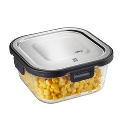GEFU - pojemnik na żywność kwadratowy 800 ml MILO