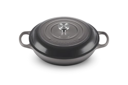 Le Creuset - garnek Gourmet Profesjonalny żeliwny 30 cm 3,5 l flint