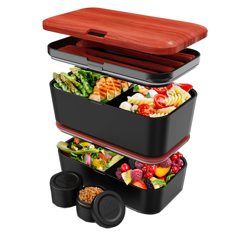 VACU VIN - Lunchbox Nestable - Rosewood Black - 1500ml