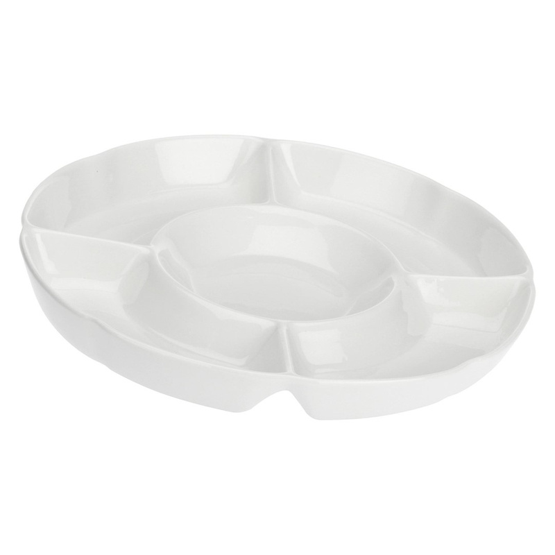 La Porcellana Bianca - okrągła taca do przekąsek 31.5 cm Convivio