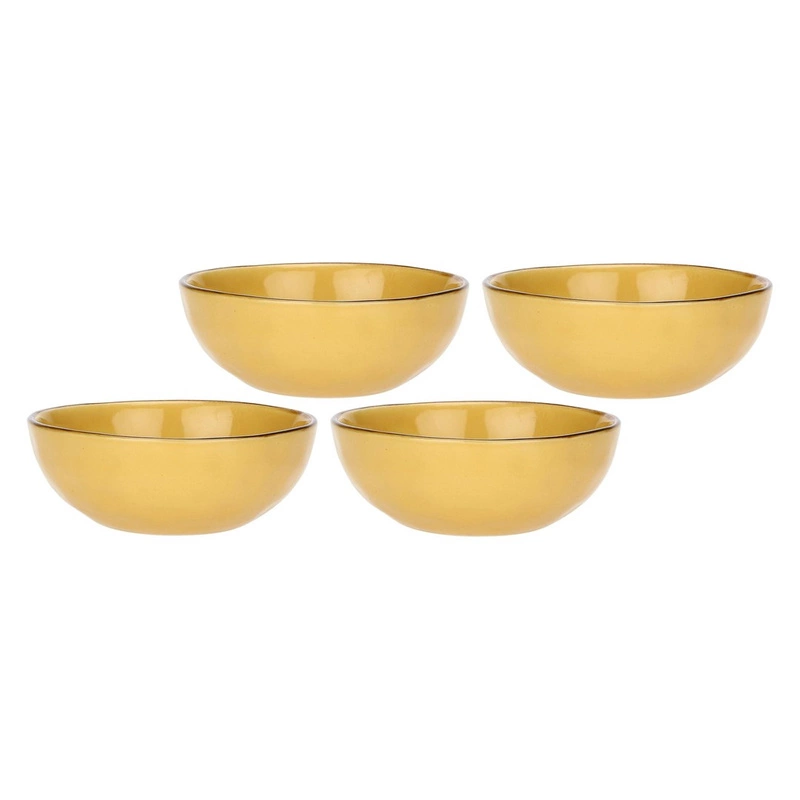 Rose&Tulipani - zestaw 4 misek 15 cm Concerto Ocra