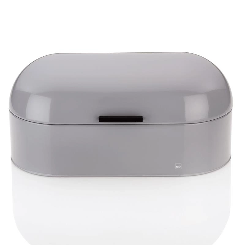 Kela - chlebak metalowy, 44x21,5 cm, szary Frisco