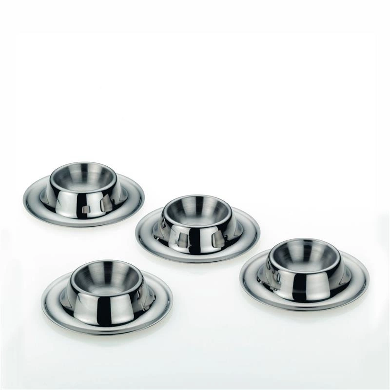 Kela - kieliszki na jajka stalowe, 4 szt. Vision