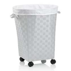 Kela - kosz na pranie, śred. 44 x 55 cm, biały Porto