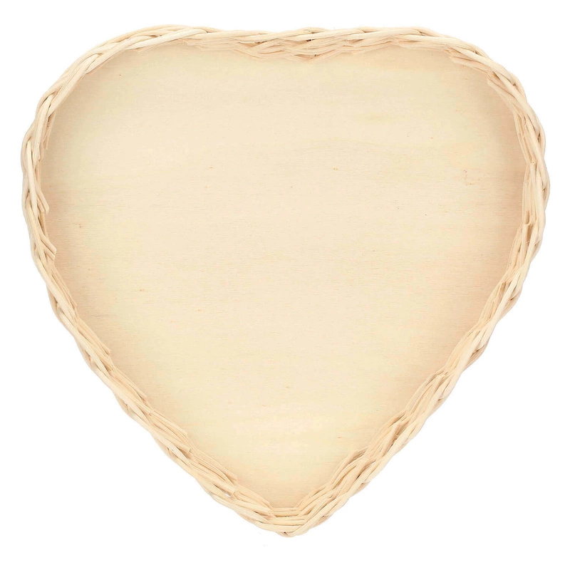 La Porcellana Bianca - wiklinowy kosz na naczynie do zapiekania serce Midollino