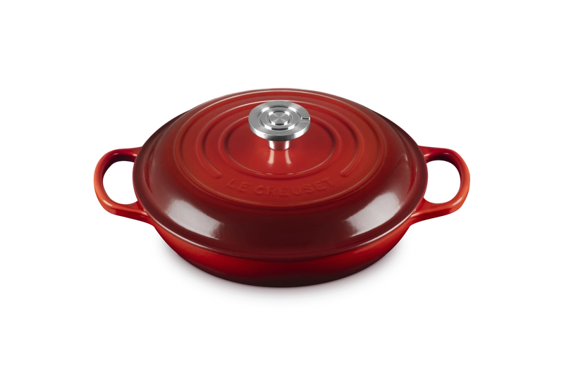 Le Creuset - garnek Gourmet Profesjonalny żeliwny 26 cm 2,2 l wiśniowy