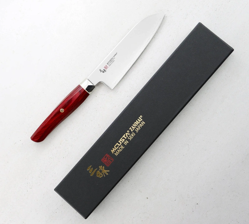 Mcusta Zanmai - Red Revolution SPG2 Nóż Ko-Santoku 15cm