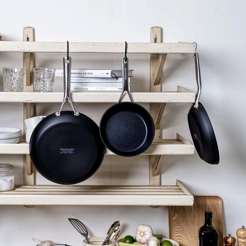 KitchenAid - Patelnie Forged Hardened Aluminium zestaw 20+24+28 cm