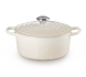 Le Creuset - garnek żeliwny Signature 24 cm 4,2 l meringue
