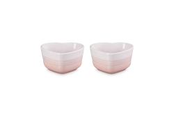 Le Creuset - Zestaw 2 Foremek Serce 300 ml Shell Pink 