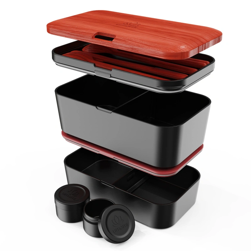 VACU VIN - Lunchbox Nestable - Rosewood Black - 1500ml