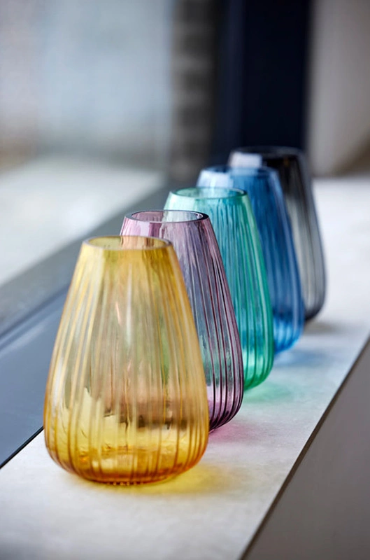 Bitz - Wazon Kusintha 22 cm Pink Glass