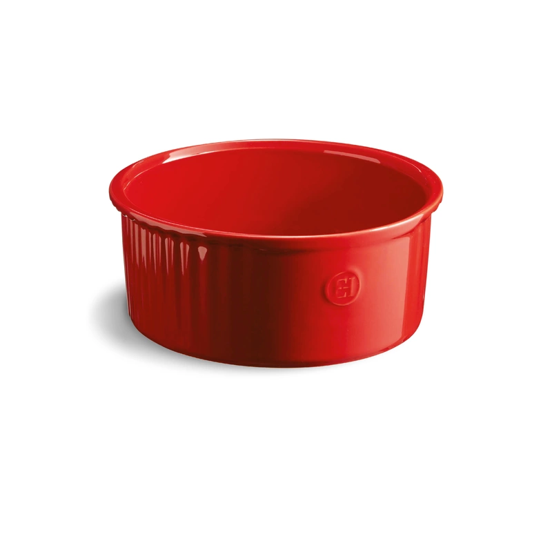 Emile Henry - Naczynie do sufletów - 2,45 L - czerwony
