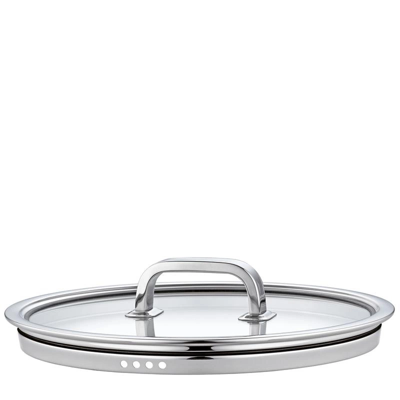 Spring - pokrywa, stal nierdzewna/szkło, śred. 24 cm FINESSE2+