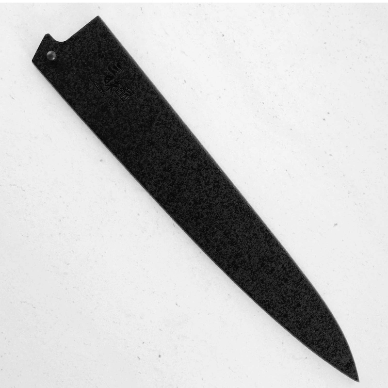 Mcusta - Drewniana Saya Black ochraniacz na nóż Sujihiki 24 cm