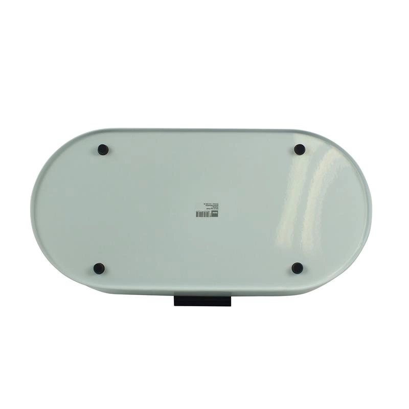 Kela - chlebak metalowy, 44x21,5 cm, biały Frisco