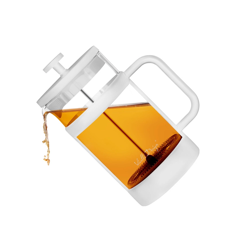 Vialli Design - Zaparzacz do kawy i herbaty 1000 ml Senso biały