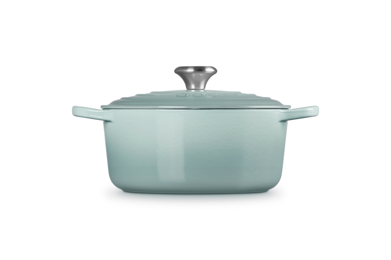 Le Creuset - garnek żeliwny Signature 24 cm 4,2 l sea salt
