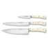 Wusthof Classic Ikon Creme - zestaw 3 noży 20 cm, 20 cm, 9 cm