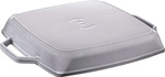 Staub - patelnia żeliwna kwadratowa 28 cm szara