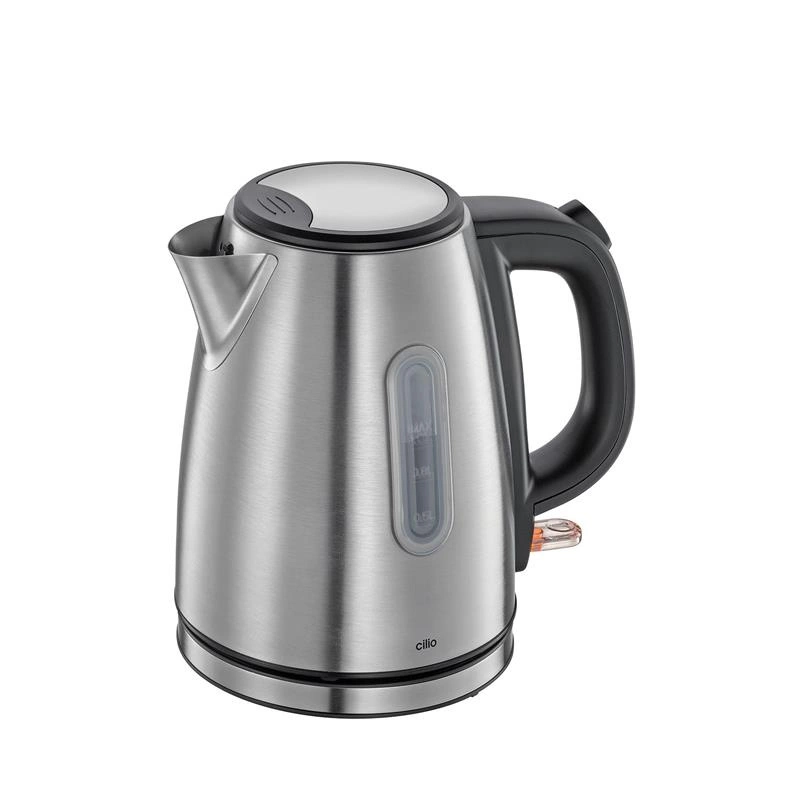 Cilio - czajnik elektryczny, stal nierdzewna, 1,0 l, śred. 15 x 20 cm Classic