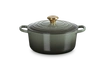 Le Creuset brytfanna żeliwna emaliowana Signature okrągła 24 cm 4.2l thyme
