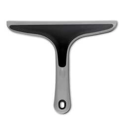 Kela - ściągaczka do szyb, 25 x 22 cm, szaro-czarna Tess