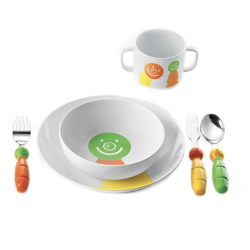 Guzzini - BILLO SET:DINNER PLATE,SOUP DISH,CUTLERY,TUMBLER