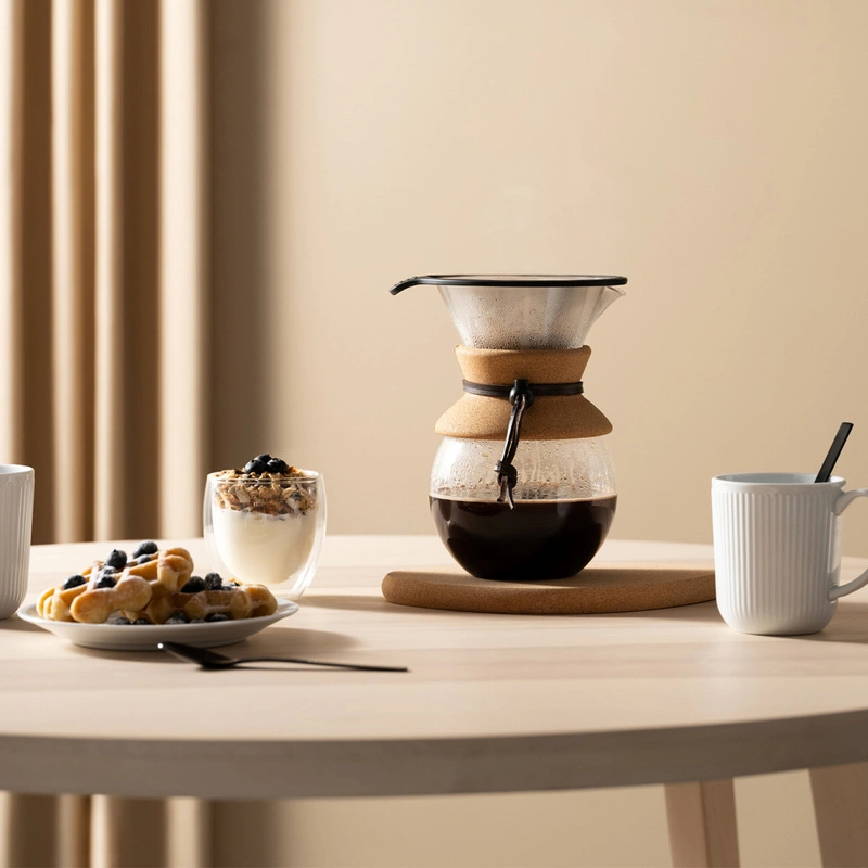 Bodum - zaparzacz do kawy z filtrem stałym Pour Over 1L Cork
