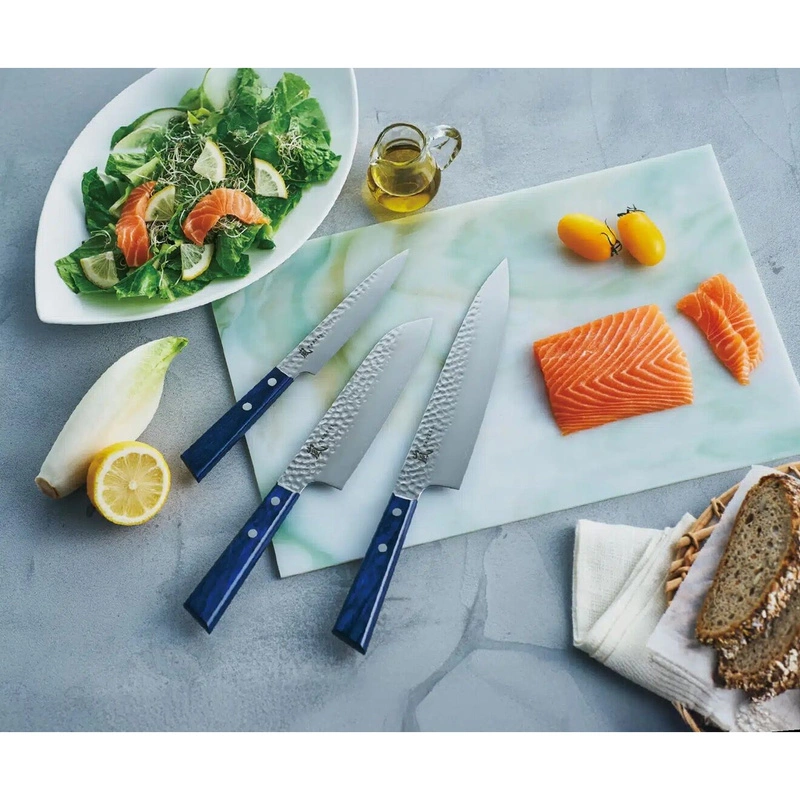 Yaxell - BLUE BREEZE Nóż Santoku 16,5 cm / 6.5"