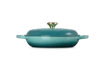 Le Creuset - garnek patelnia Gourmet Signature 28 cm 2,8 l bleu riviera