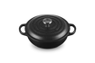 Le Creuset - garnek żeliwny do gulaszu 2,2 l 22 cm czarny