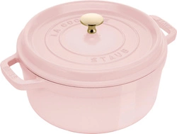 Staub - Garnek żeliwny okrągły 5.2 ltr, różowy