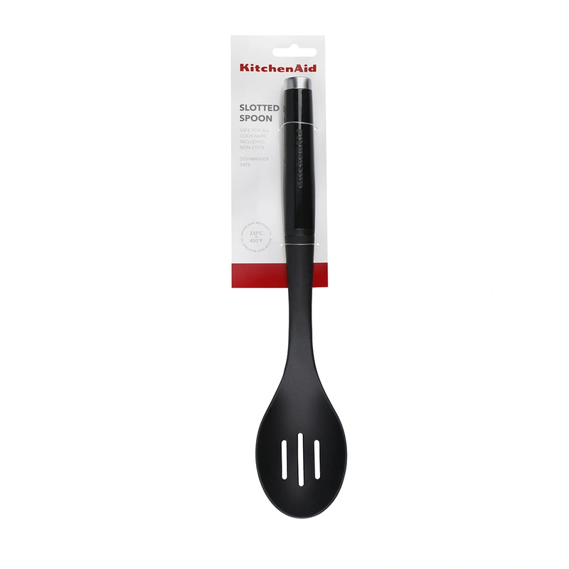 KitchenAid Culinary Tools - łyżka kuchenna z otworami CLASSIC Onyx Black