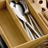 Kela - Wkład na sztućce do szuflad bambusowy Kalma