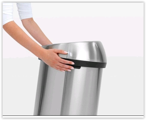 Brabantia - Kosz na śmieci Touchbin 60 l stal matowa