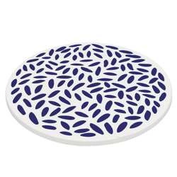 Zassenhaus - podkładka pod gorące naczynia, ceramika/korek, śred. 20 cm, krople Nordic