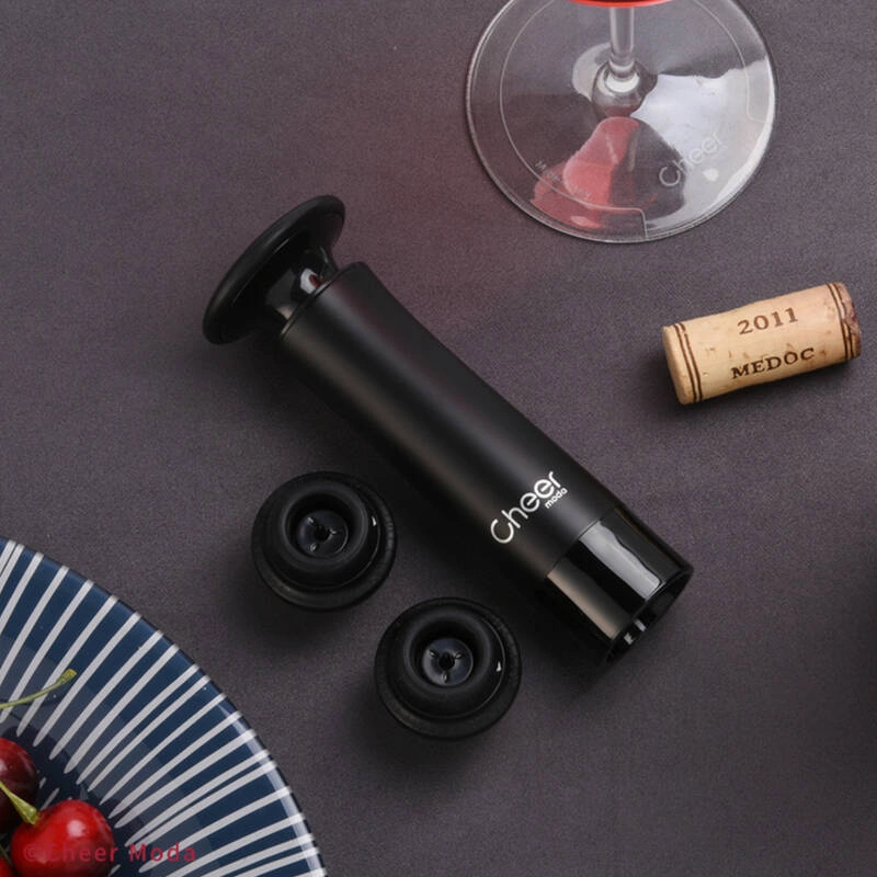 Cheer Moda - Pompka próżniowa z 4 korkami Treeplet czarna