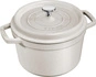 Staub - garnek żeliwny okrągły wysoki 4.8 l truffle La Cocotte